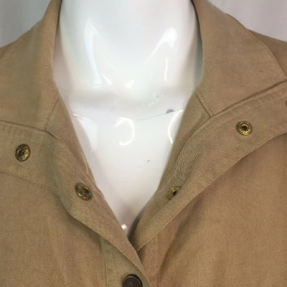 Cache Button Up Tencel Drawstring Shirt Dress - image 7